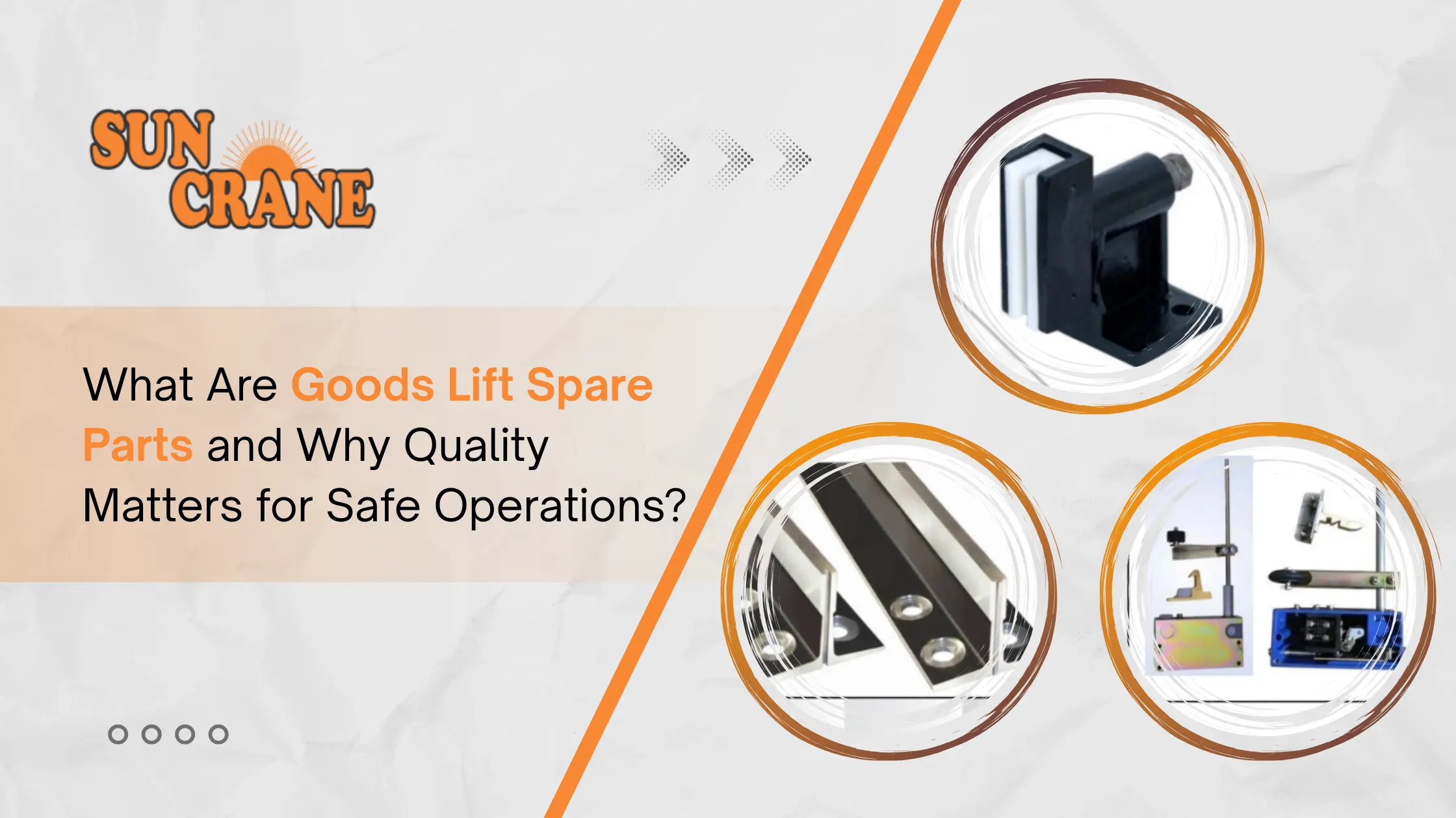 What Are Goods Lift Spare Parts and Why Quality Matters for Safe Operations