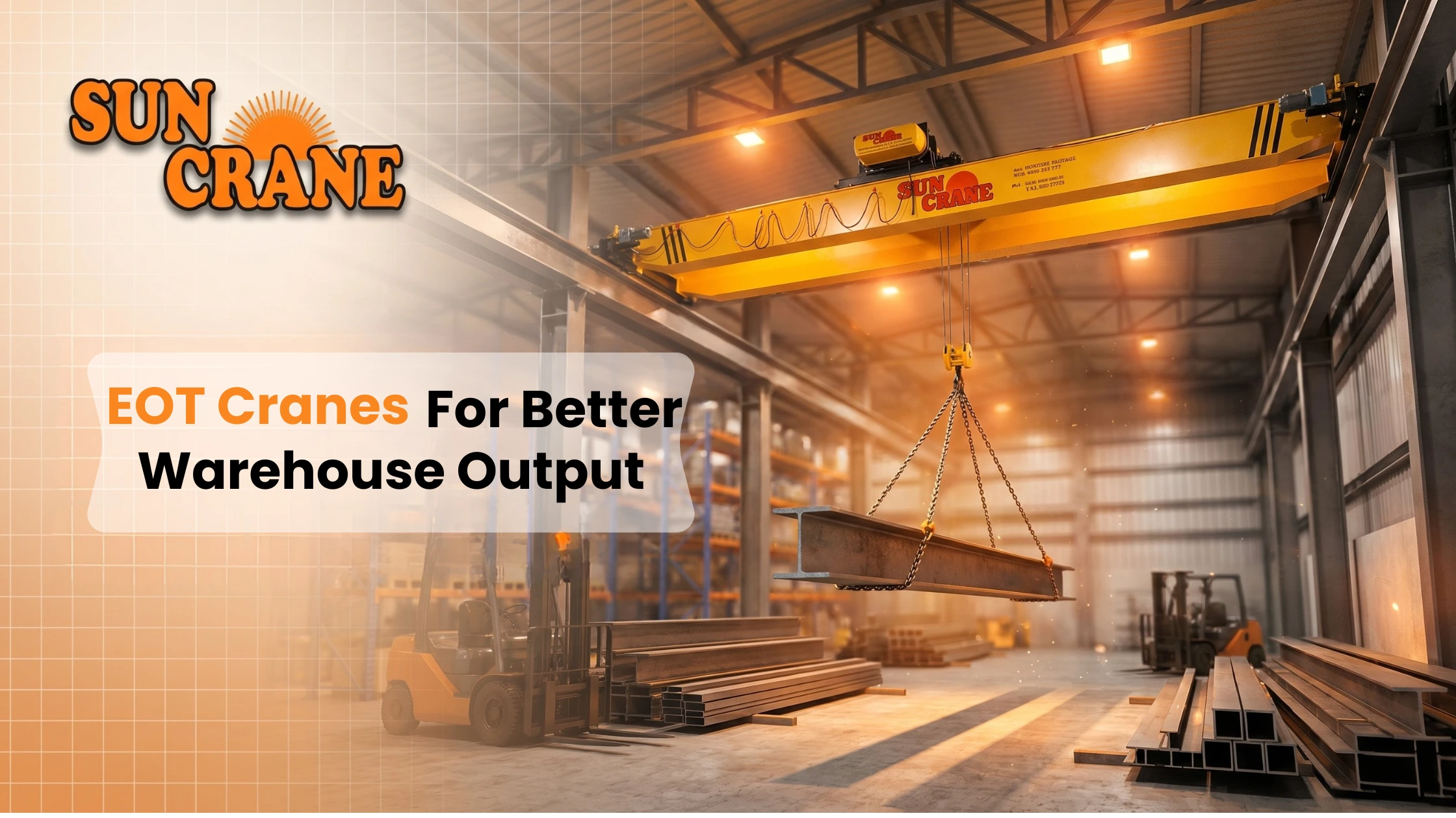 How to Improve Productivity Using EOT Cranes in Warehouses