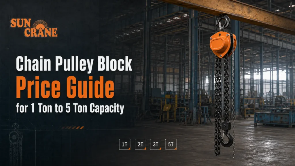Price Guide for 1 Ton to 5 Ton Chain Pulley Blocks