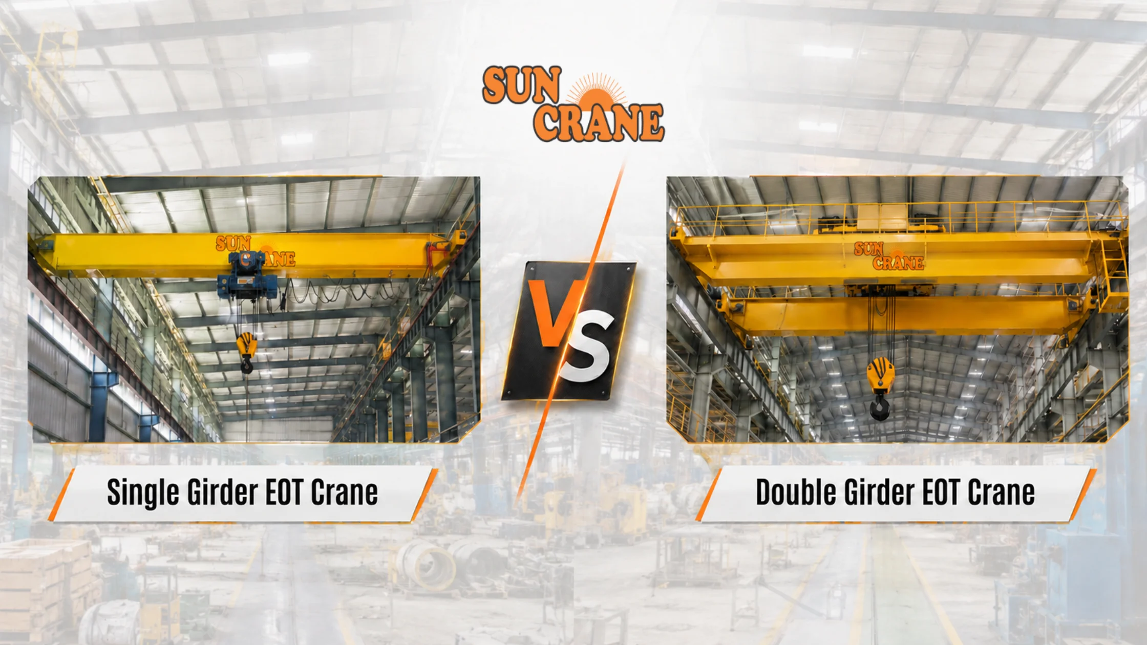 Single Girder vs Double Girder EOT Crane: Key Differences