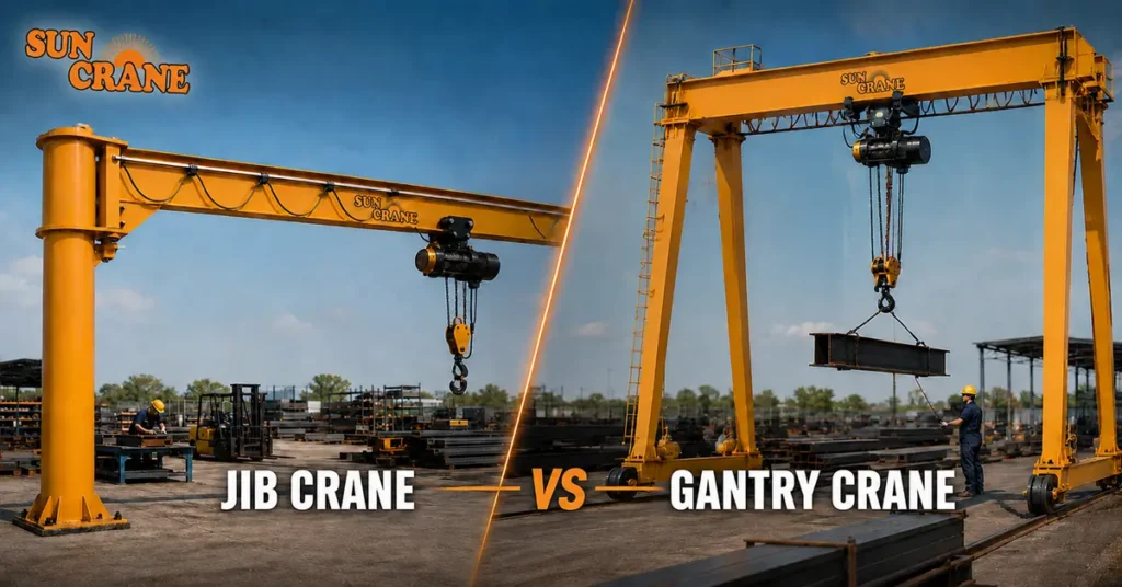 Jib Crane vs Gantry Crane: Cost, Types and Differences