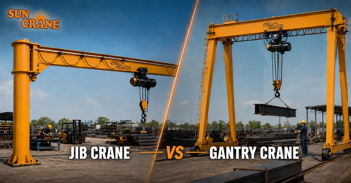 Jib Crane vs Gantry Crane: Cost, Types and Differences
